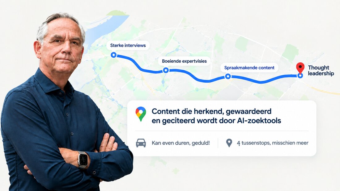Arjen van der Sar, met een routebeschrijving van sterke interviews en boeiende expertvisies naar thought leadership