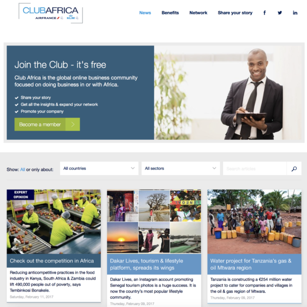 KLM, de airline voor business in China en Africa